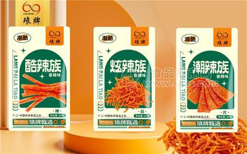 瑯牌辣條辣絲、辣棒、辣片一元系列調味面制品（香辣味）26g