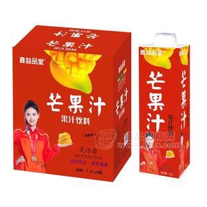 鑫益品堂芒果汁飲料1.5LX6瓶