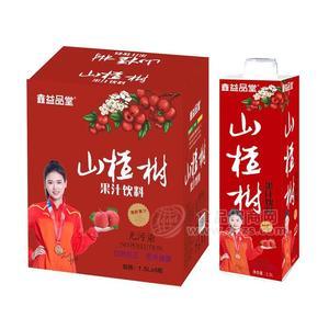 鑫益品堂山楂樹(shù)果汁飲料1.5LX6瓶