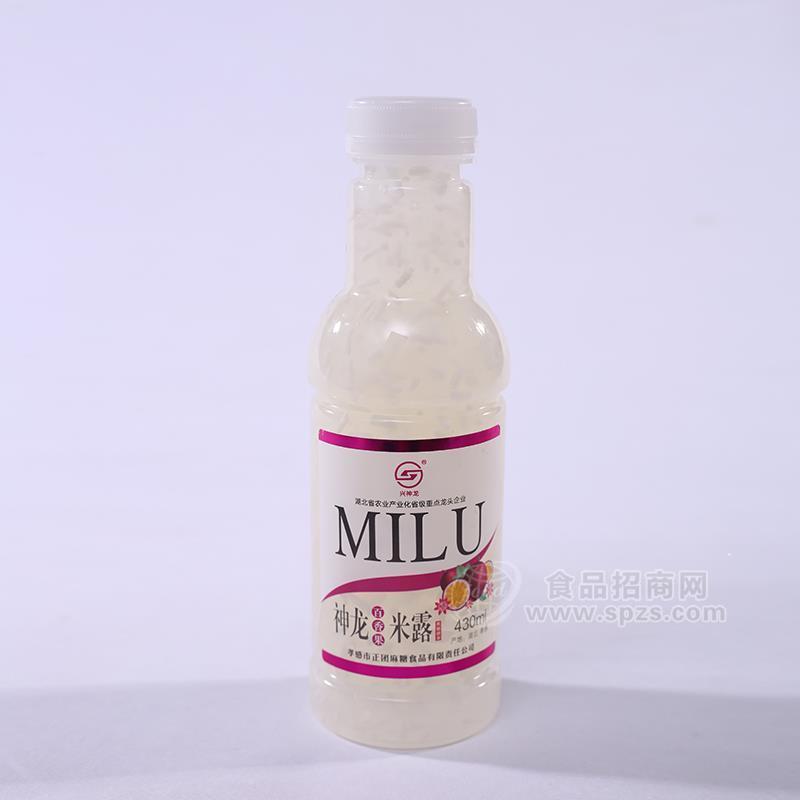 兴神龙百香果味米露430ml