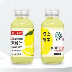 石上果子双柚汁复合果汁饮料318ml
