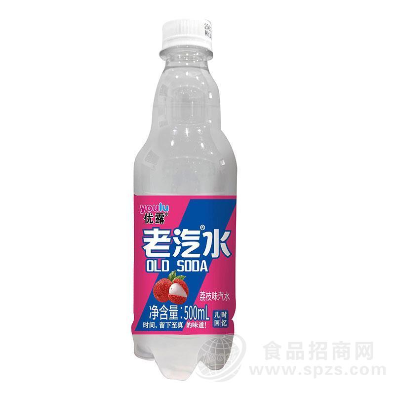 优露荔枝味老汽水500ml