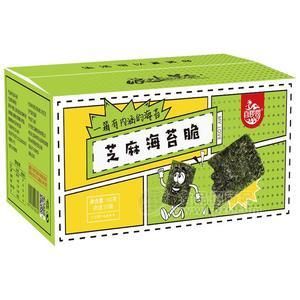 喜啰啰芝麻海苔脆休闲食品50g