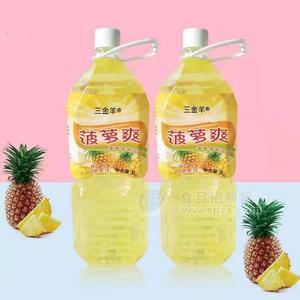 三金羊菠蘿爽菠蘿果味飲料2L