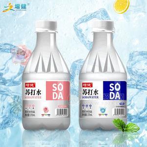 增健玫瑰花茶味原味蘇打水飲品375ml