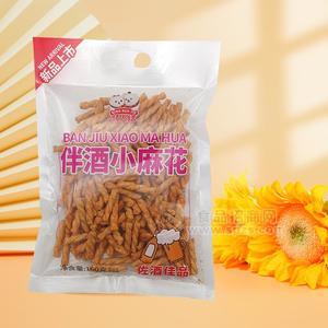 情人結(jié)伴酒小麻花休閑食品160g