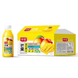 中星益生菌芒果味復合果汁飲品果汁飲料450mlx15瓶