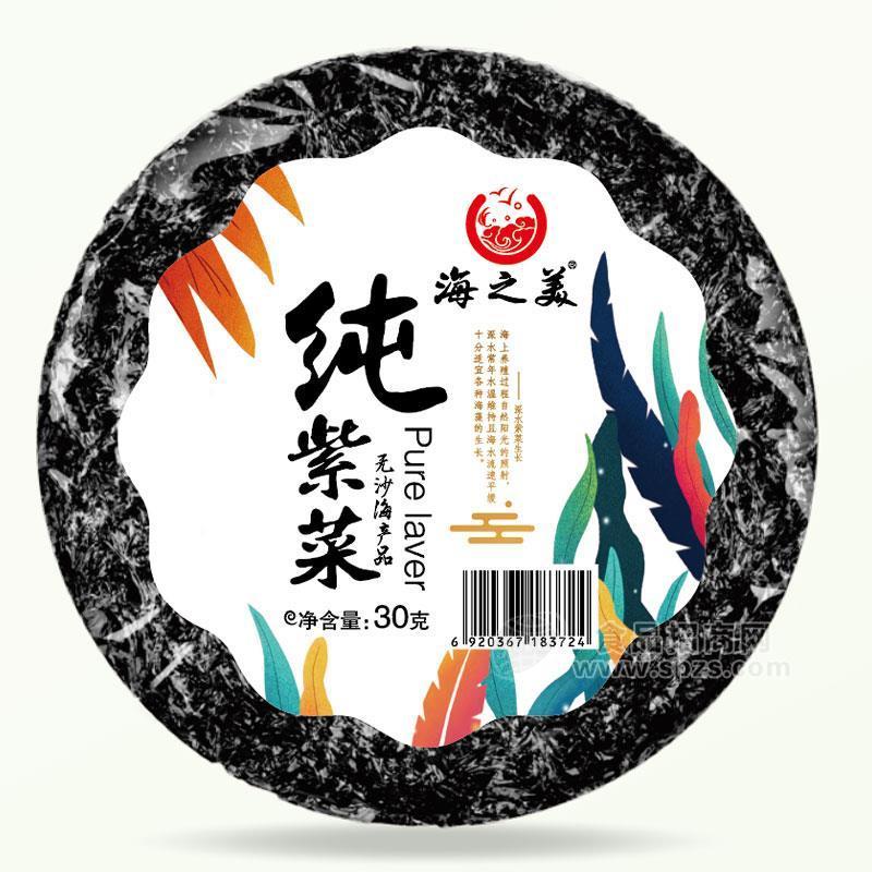 ·海之美纯紫菜30g 