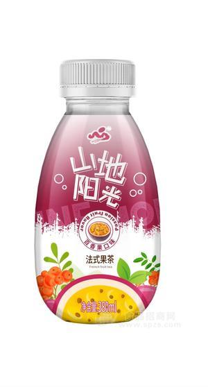 山地阳光百香果味法式果茶茶饮料380ml