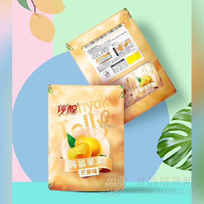 秒醒芒果味蒟蒻果爽休闲食品160g