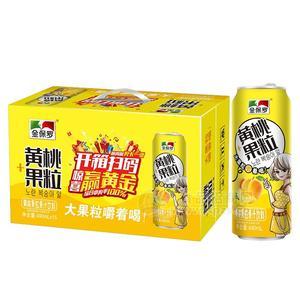 金保羅黃桃果粒果汁飲料490mlx15瓶