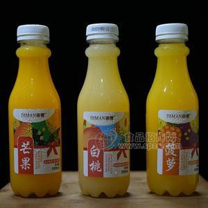 迪縵復(fù)合果汁飲料菠蘿味白桃味芒果味500ml