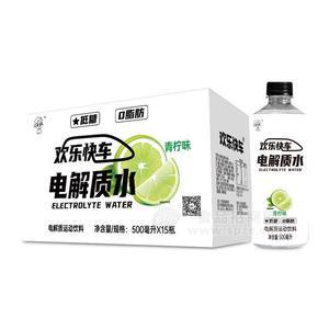 歡樂快車電解質(zhì)運(yùn)動(dòng)飲料青檸味500mlX15瓶