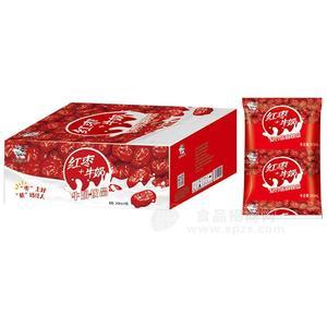 綠寶乳業(yè)紅棗牛奶飲品牛奶飲料箱裝招商243ml×16包