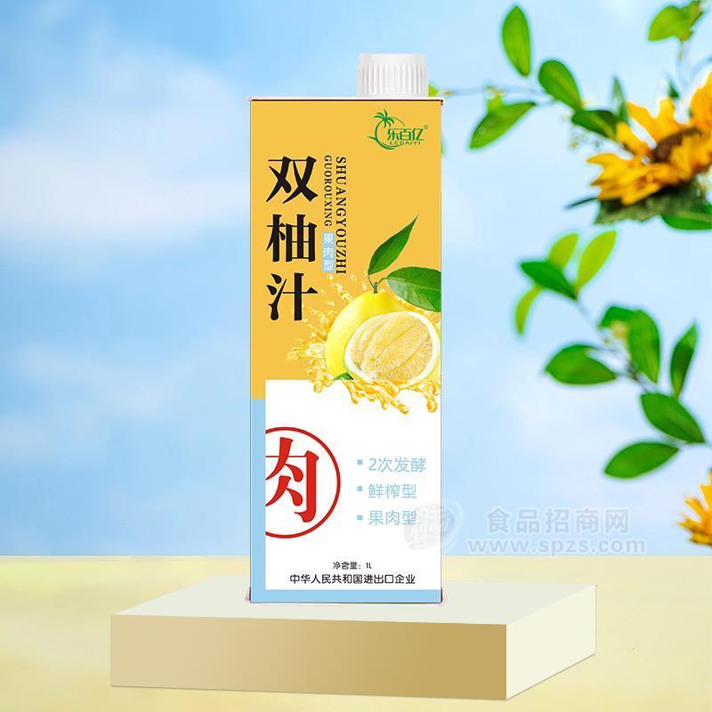 樂百億雙柚汁果肉型果汁飲料1L