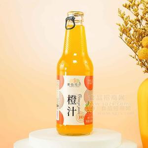紫色光芒果汁饮料橙汁300ml
