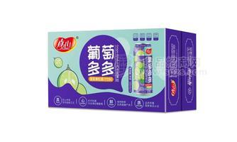 真心葡萄多多葡萄果粒果汁飲料500ml×15罐罐裝飲品