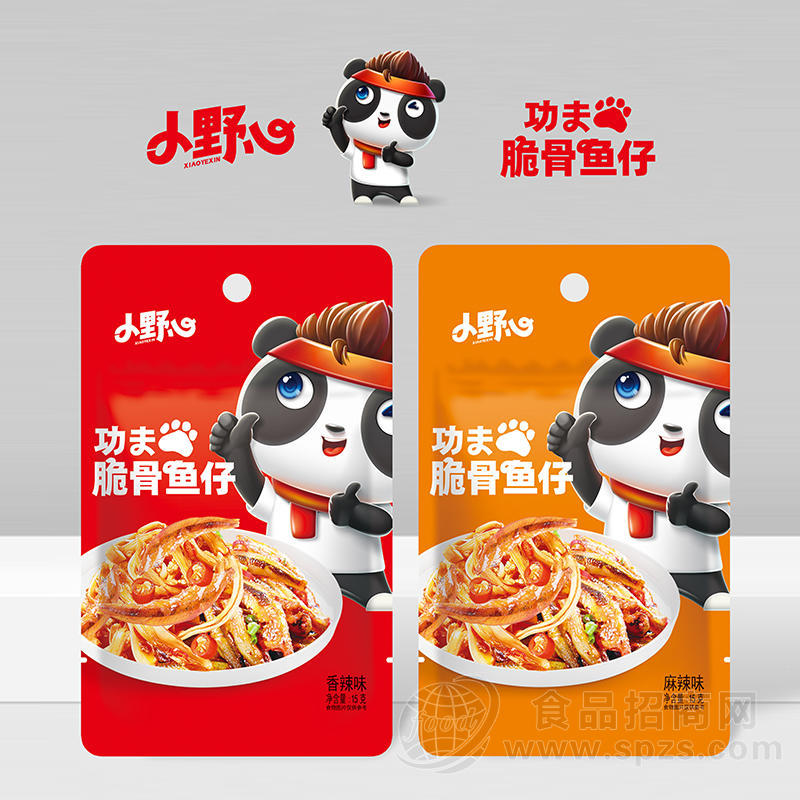 小野心麻辣味功夫脆骨鱼仔15g