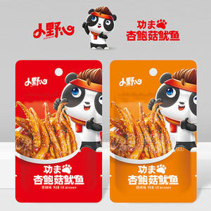 小野心香辣味+烧烤味杏鲍菇鱿鱼15g