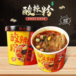 阿凡提伊仰清真酸辣粉桶装138克