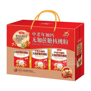 來福記中老年加鈣無加蔗糖核桃粉沖調(diào)食品960g