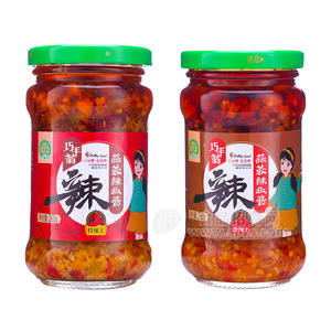 巧手翁特辣王香辣王蒜蓉辣椒醬調(diào)味醬260g