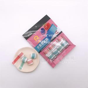 启巧食品水果卷软糖草莓味+蓝莓味92g