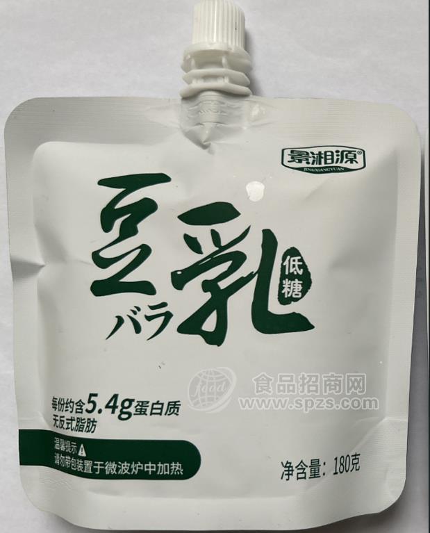 景湘源低糖豆乳180g