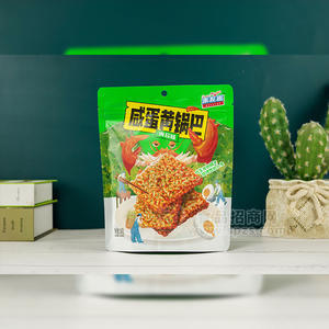 禾友趣海苔味咸蛋黃鍋巴休閑食品108g