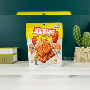 禾友趣蟹香蛋黃味咸蛋黃鍋巴膨化食品108g