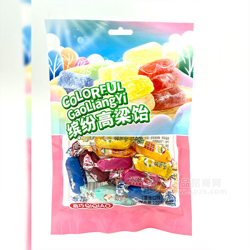 启巧食品缤纷高粱饴混合口味120g