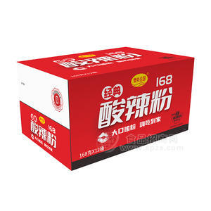 奧京莊園酸辣粉方便食品168gx12桶