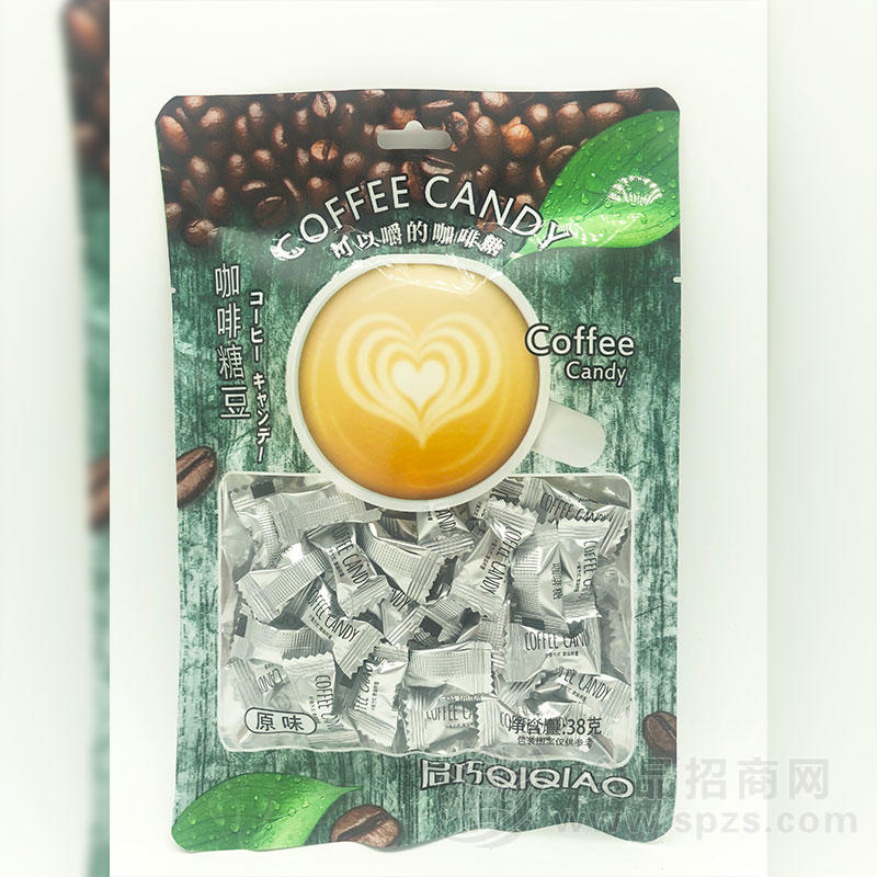 启巧食品咖啡糖豆原味38g