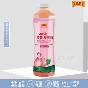 鼎隆王老吉桃味復(fù)合果汁飲料瓶裝招商1.25L