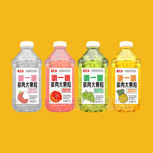 眾雪多肉大果粒復合果汁飲料1L