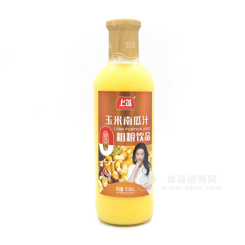 上首玉米南瓜汁粗糧飲品818ml