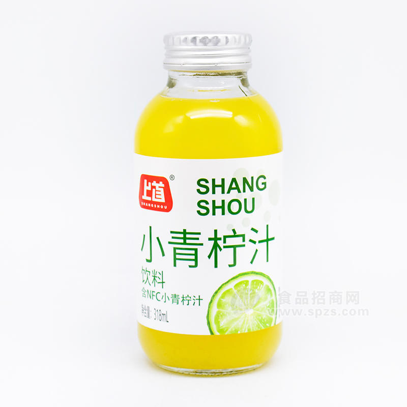 上首小青柠汁果汁饮料318ml