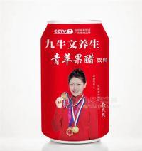 九牛文养生青苹果醋饮料代言人