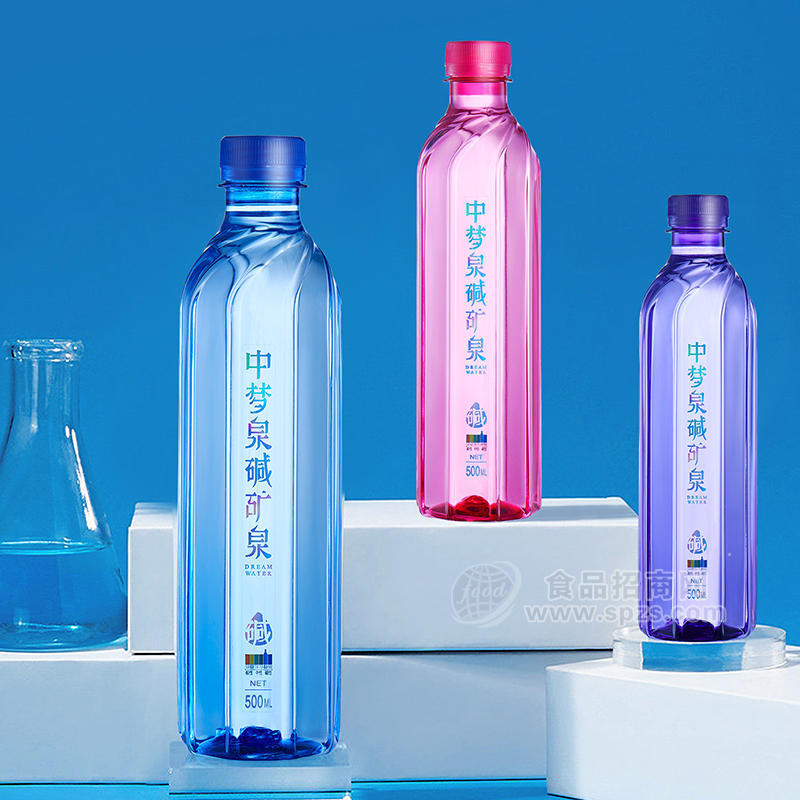 中梦泉碱矿泉水500ml招商
