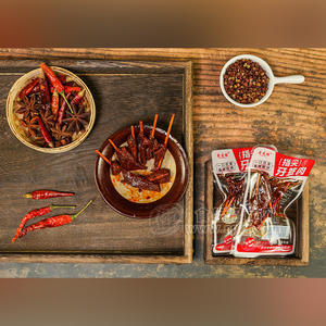 鑫友缘香辣味牙签肉袋装休闲食品招商代理