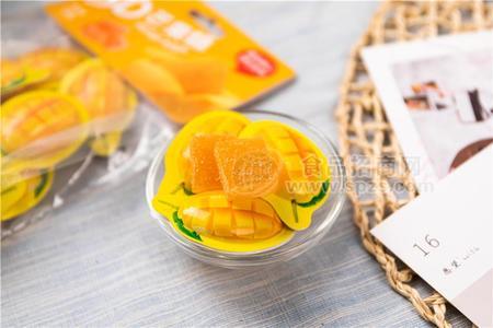 象果3D芒果糖袋装糖玩糖果零食休闲食品办公零食糖招商
