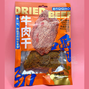 啟巧食品牛肉干沙嗲味匠心調(diào)味50g