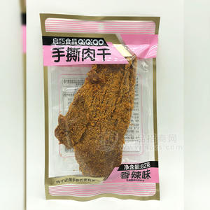 啟巧食品手撕肉干香辣味82g