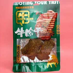 启巧食品牛肉干五香味70g