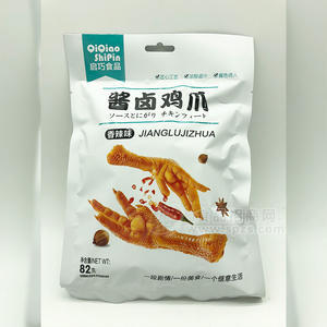 啟巧食品醬鹵雞爪香辣味82g