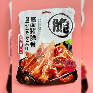 啟巧食品醬鹵豬脆骨香辣味65g