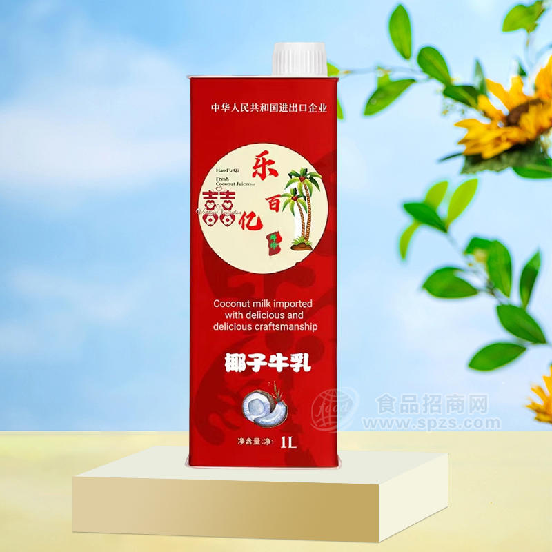 樂百億椰子牛乳乳飲料1L