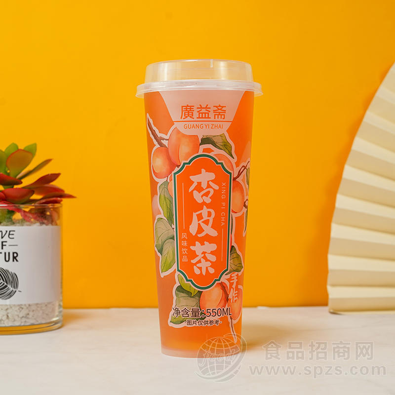 廣益斋杏皮茶风味饮品550ml