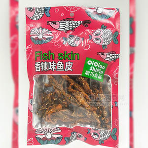 啟巧食品魚皮香辣味80g