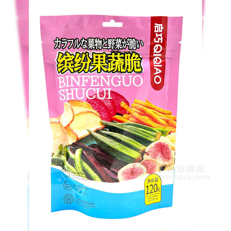 啟巧食品繽紛果蔬脆120g